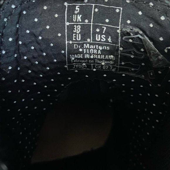 DR. MARTENS Doc Marten Flora Chelsea Smooth Black Leather Slip On - Picture 7 of 8
